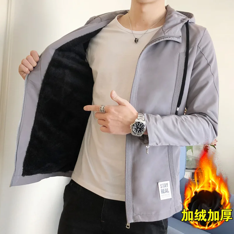 

2018 Autumn New Style Casual MEN'S Jacket-Style Coat Men's Hooded Korean-style Jacket MEN'S Sports Jackets