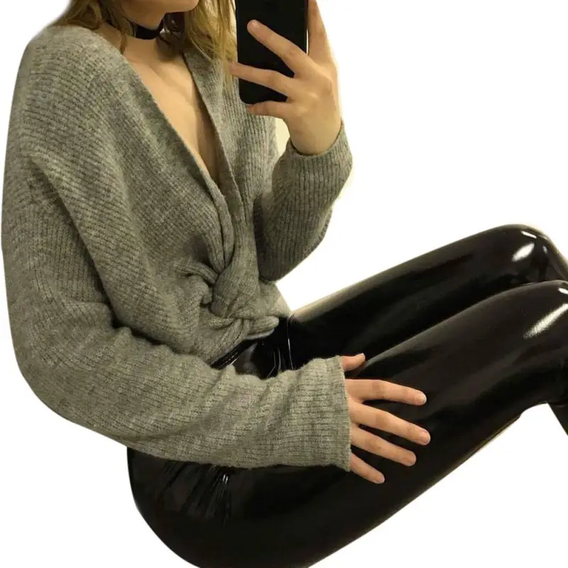 Женские весенние матовые штаны из искусственной кожи с высокой талией черные леггинсы женские блестящие узкие эластичные брюки, кальсоны