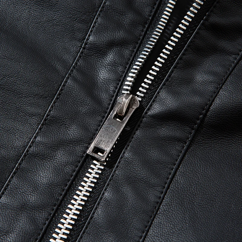 Low Price Leather Jacket Plus Size 5XL Motorcycle Autumn Black Blue Mens Coats Faux Leather Jackets Men Clothigng PU Jacket,ZA317