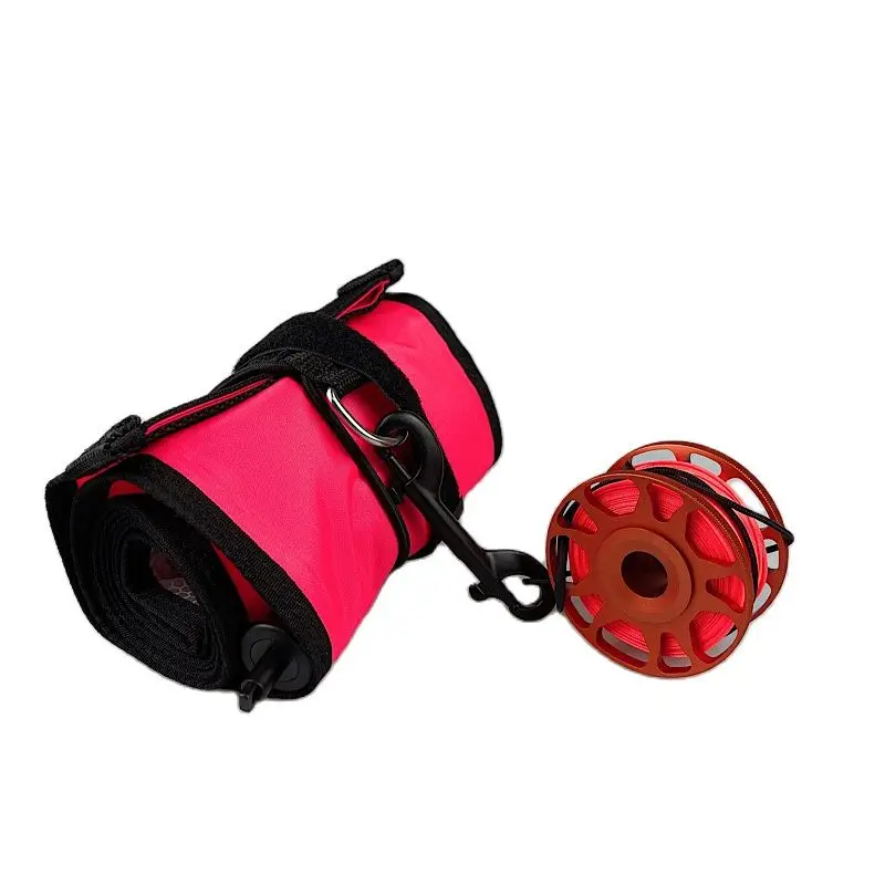 DIVING SMB Red Green1.8m*18CM Buoy Colorful Visibility Safety Inflatable Scuba Diving SMB Surface Signal Marker Buoy Accessory scuba diving buoy