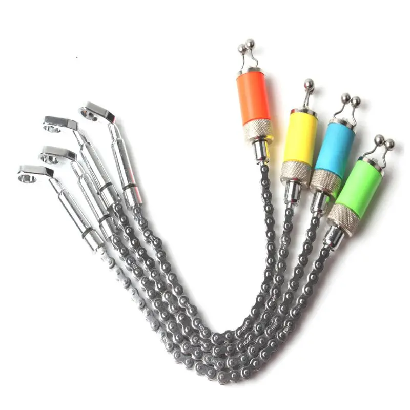 

4 Pcs Adjustable Swing Chain Soft Chain Fishing Swinger Indicator Tensioner Chains Fishing Alarm Component