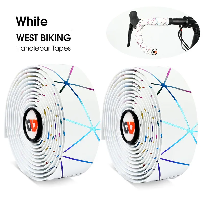 Ruban De Guidon WEST BIKING – Cuir Véritable – Rétro – 2150mm X 29mm – Pour Vélo Route