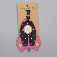 Creative Plane & Car Luggage Travel Accessories Tag Silica Gel Suitcase ID Addres Holder Baggage Boarding Tag Portable Label 2