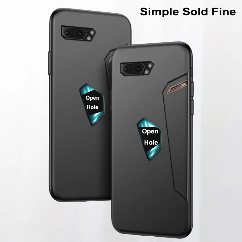 

Asus ROG Phone2 ZS660KL Case Full Protection Soft Matte Silicone TPU Shockproof Phone Back Cover for Asus ROG Phone II 2 Case
