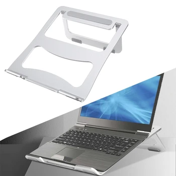 

Folding Aluminum Laptop Stand Desk Bed Lazy Notebook Tray Strong Heat Dissipation Durability For Laptop Computer Accessories