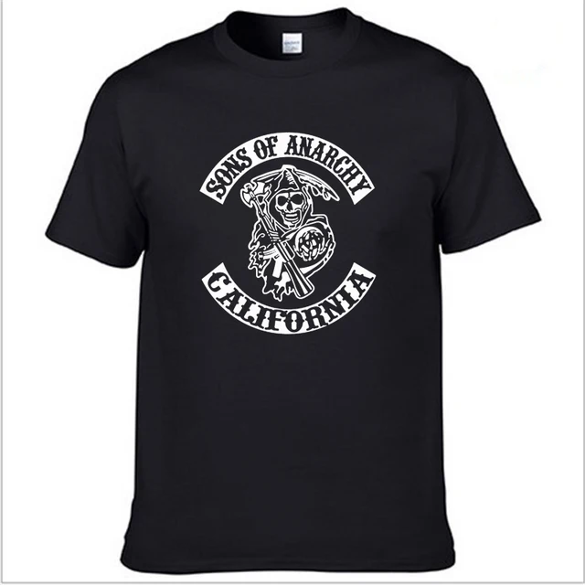 SOA Sons of anarchy the child Fashion SAMCRO Print T-Shirt Men/women Fashion Hip Hop short sleeve Cotton Casual Mens Tee Shirts 804
