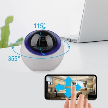 

Dome Camera Wifi Ip 1080P Audio Cctv Security Hd Home Ptz IP Secure Camera Surveillance Wireless Two-way Audio Motion Detection