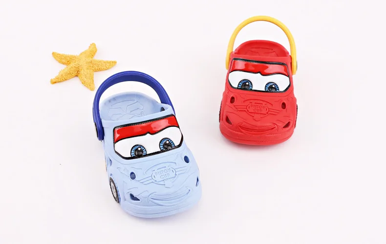 children's sandals near me Summer Disney new hole shoes 2-7 years old boys and girls anti-skid car beach sandals and slippers boy sandals fashion