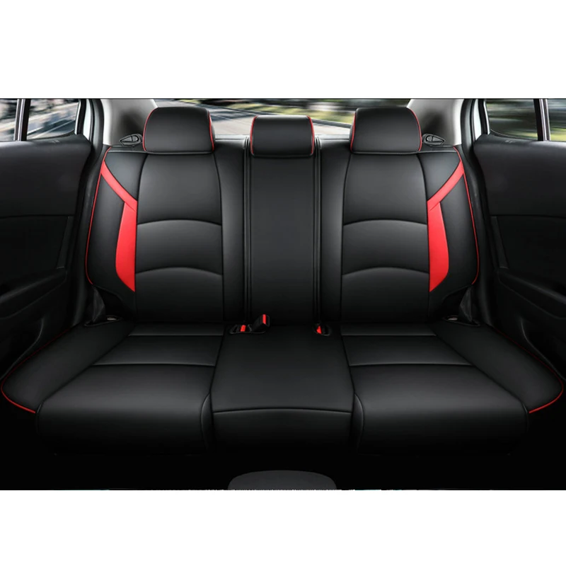 Auto Sport High-quality leather accessories Car Seat Cover Custom Fit Special for Mazda 3 Axela 2014 2015 2016 2017 2018 2019