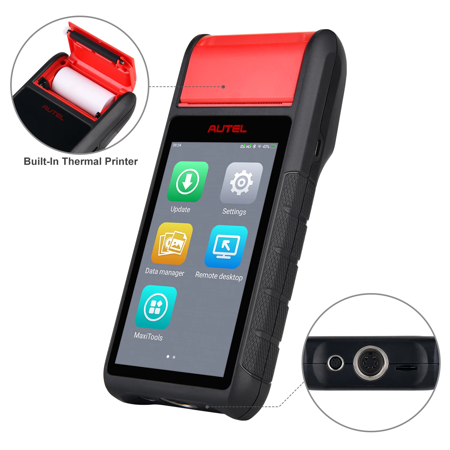 Autel MaxiBAS BT608 Battery Tester Intelligent Battery Health Cold Cranking Ability Electrical System Diagnostics Tool