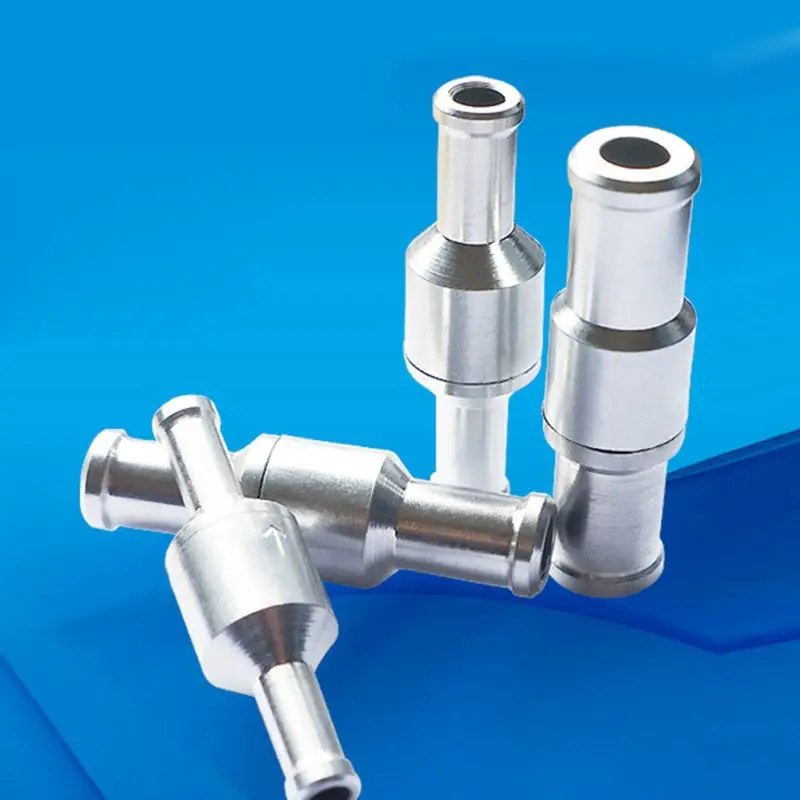 Check Valve 6/8/10/12mm Non-Return One-Way Aluminum Alloy For Car Oil Water Pumps