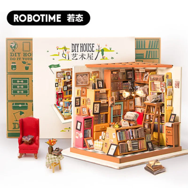 

Handmade Creative Birthday Gift DIY Hut House Model Assembled DIY Creative Gifts Women's Sam Bookstore