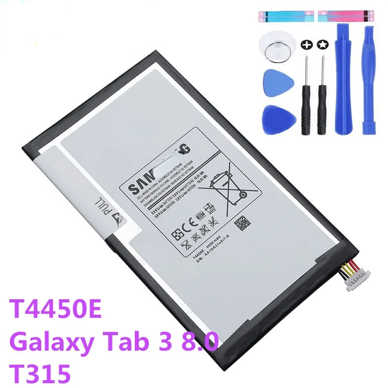 Оригинальный аккумулятор для планшета Samsung Galaxy Tab 3 8 0 T4450E T310 T311 T315 Оригинальные