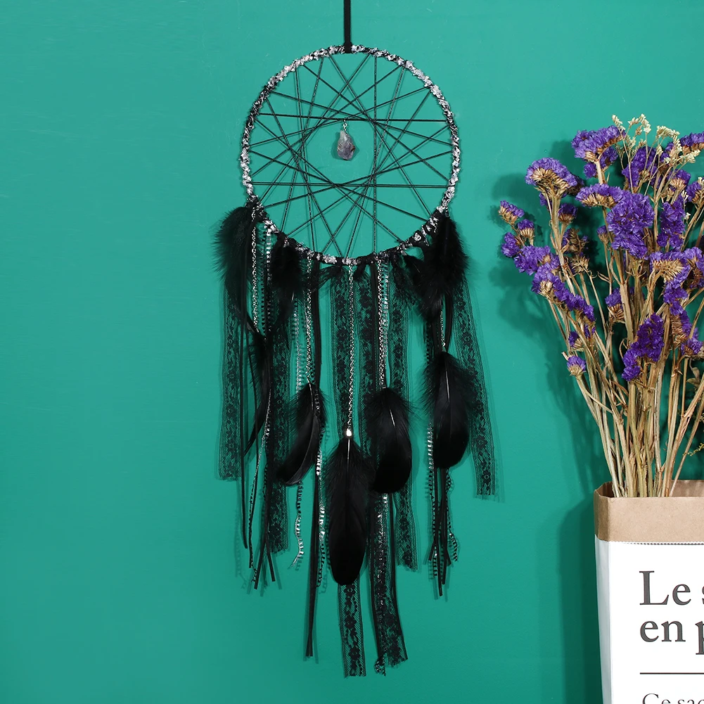large white black dream catcher room decoration eye star dreamcatcher wedding decoration gift for women