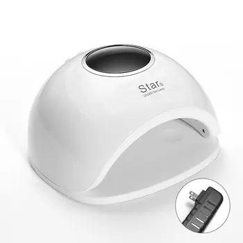 

Star 5 72W UV Lamp Nail Dryer Pro UV LED Gel Nail Dryer For All Type Gels Polish With Bottom 10s/30s/60s/90sTimer LCD Ice Lamp F