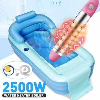 

2500W 220V Floating Electric Heater Boiler Water Heating Electric Immersion Heater Water Heating Auto Power Off For Bath Pool