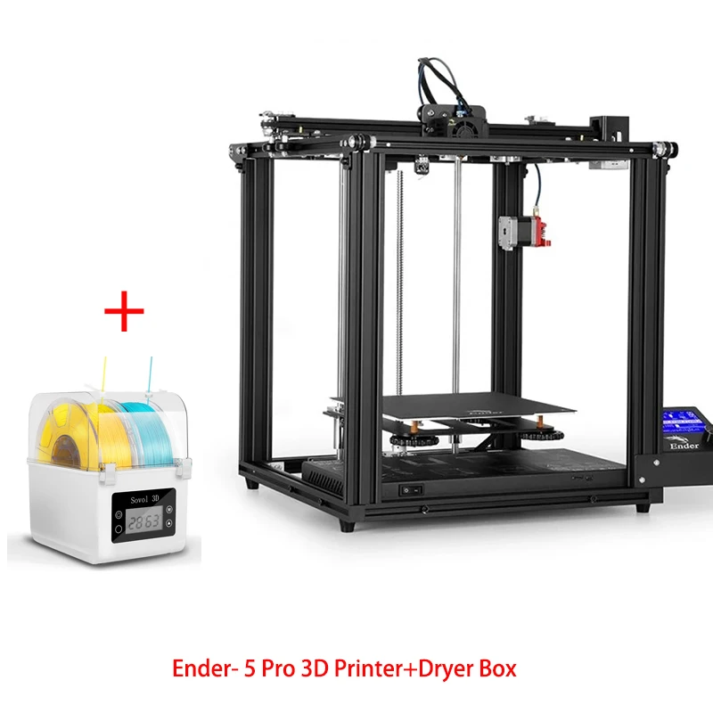 Creality Ender-5 Pro FDM 3D Printer with Silent Mainboard 2 Y-axis DIY 3D Printing Build Volume 220 x 220 x 300mm Extruder large 3d printer 3D Printers