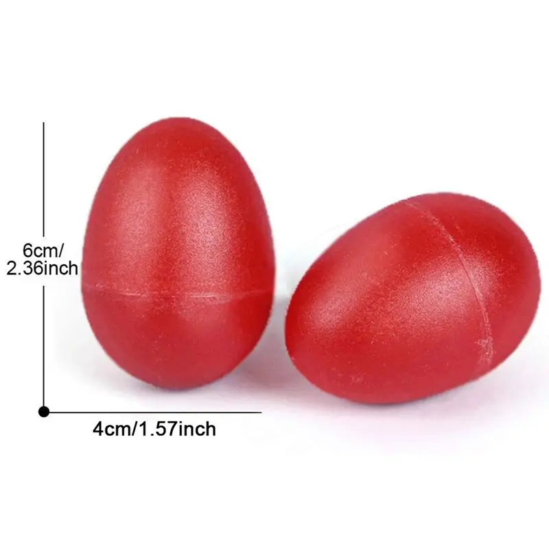 ABZB 18pcs яичные шейкеры Пластик Egg музыка для детей Погремушки яйца ударные