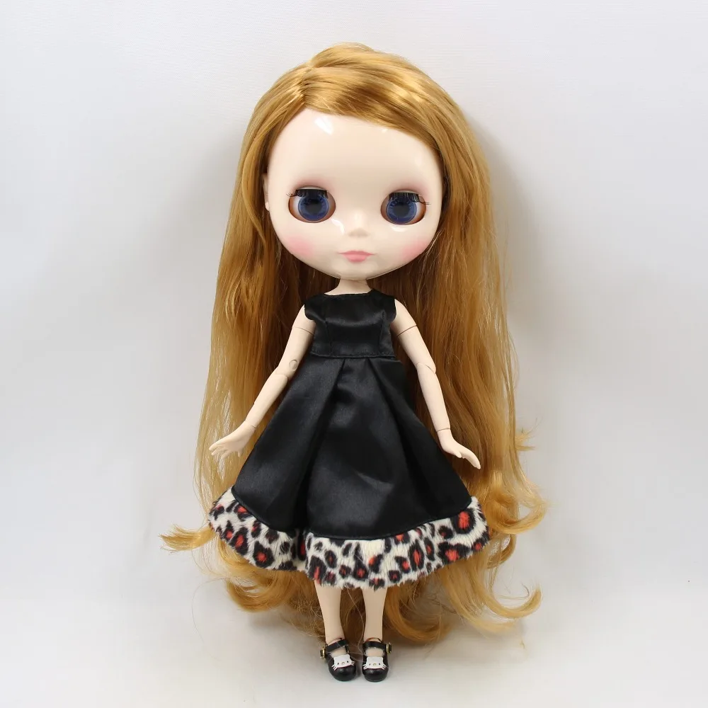 Neo Blythe Doll with Blonde Hair, White Skin, Shiny Cute Face & Custom Jointed Body 2