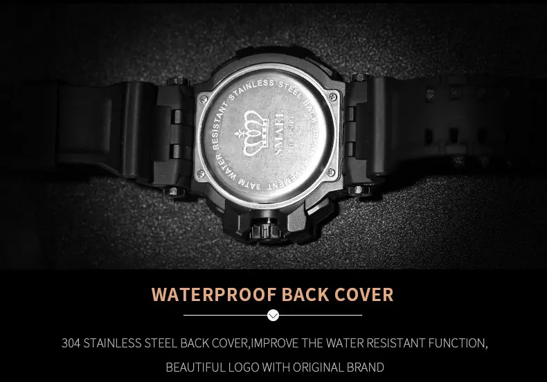 SMAEL 1509 Men White Digital Watch Men‘s Sport Watches Electronic Military Wrist watch Male Waterproof Clock Relogios Masculino