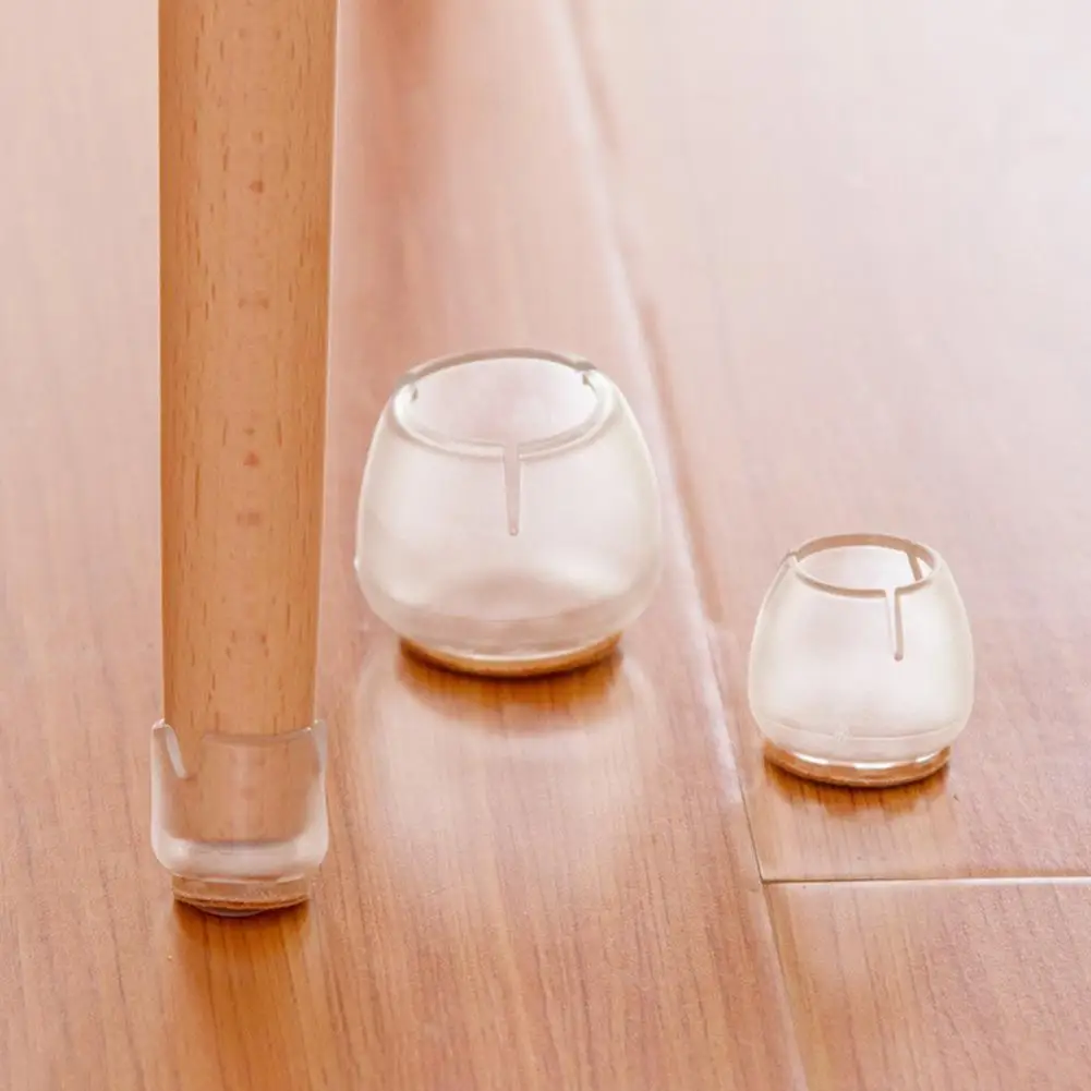 

8Pcs Table Chair Leg Caps Rubber Feet Protector Pad Furniture Round Bottom Cover