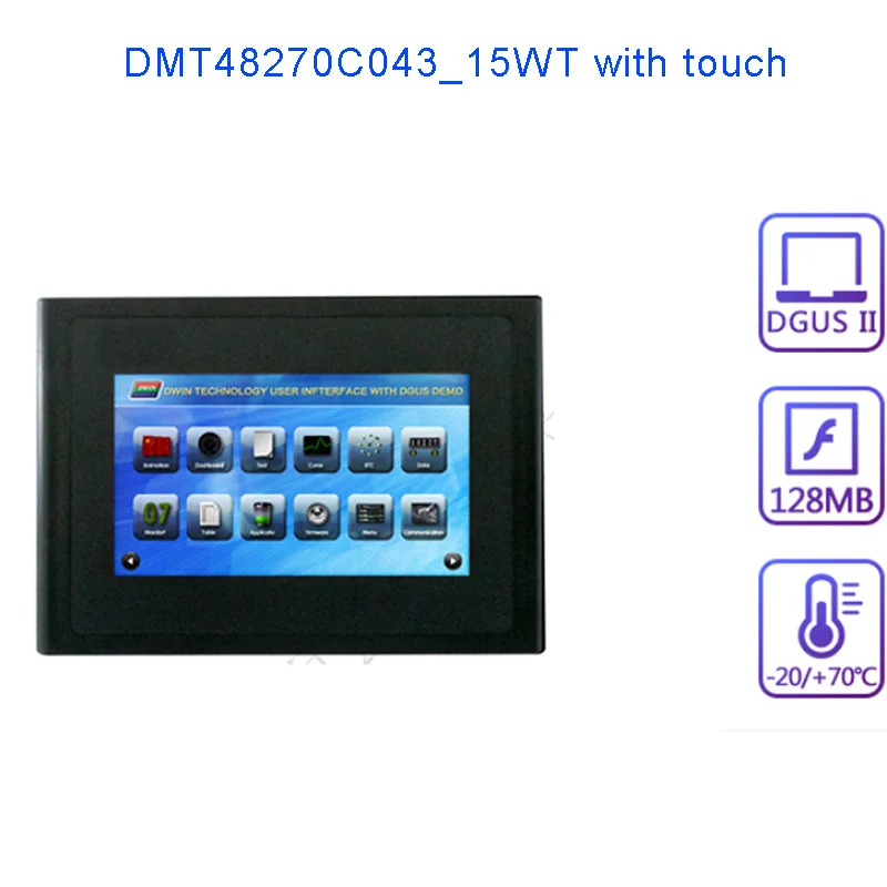 DMT48270C043_15WT 5 дюймовый DWIN DGUS II экран HMI резистивный сенсорный экран|Запасные части| |