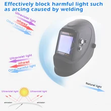 Большой вид Eara сварочный шлем 4 дуги сенсор DIN5-DIN13 Солнечные авто затемнение очки GV99