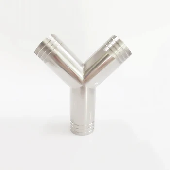 

3/4" 19mm OD Hose Barb 304 Stainless Steel Sanitary Y Type Pipe Fitting For Home Brew Homebrew Wine Beer Brewing