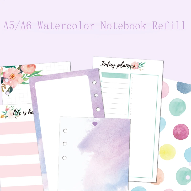 Планировщик Lovedoki A5A6 сменный стержень для блокнота на спирали Filofax Dokibook с 6