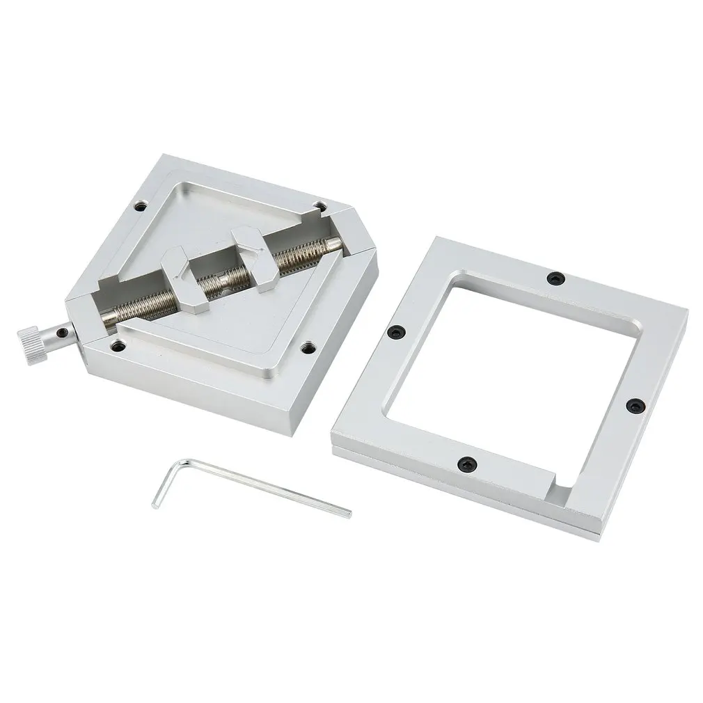 

5-50mm Aluminium Alloy BGA Reballing Station Reball Kit Magnetism Lock Universal Stencil Solder Ball Rework Table Plant
