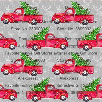 

Christmas car Decoration rayon Cotton stretch Fabric Patchwork Cloth ,DIY Sewing Quilting Fat Quarters Material For Baby&Child
