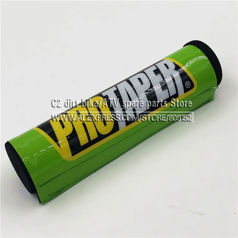 Green PROTAPER 22 мм руль колодки грязи велосипед бар протектор яма штанга Велосипеда pad ATV мотокросса мотоцикл PRO - Цвет: Green