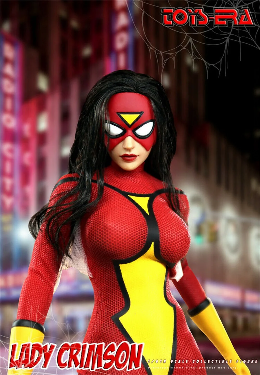 TOYS ERA TE020 1/6 Spider-Woman Spider Lady Crimson Action Figure Model Toy Gift