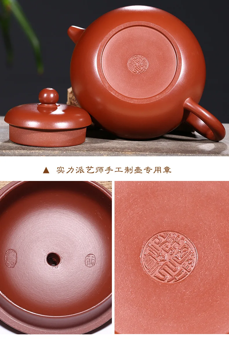 Yixing Clay Tea Set Raw Ore Dahongpao Tea New Archaized Pot Using American Wang Zhen Learn Whole Handmade Teapot Collection Prac