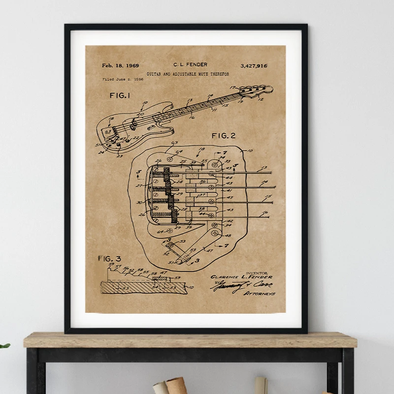 For-Fender-Bass-Guitar-Patent-Prints-Music-Posters-Guitar-Art-Blueprint-Canvas-Painting-Picture-Guitar-Lover (4)