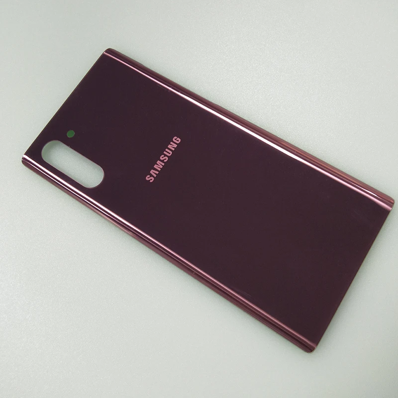 Стеклянная крышка для samsung Galaxy Note 10, задняя крышка для батареи, чехол для samsung Galaxy Note10, запасной чехол для задней двери