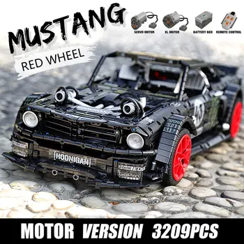 

3209pcs MOC RC Ford Mustang Hoonicorn RTR V2 Model Building Block Technic Racing City Car Bricks Kids Toys For Christmas Gifts