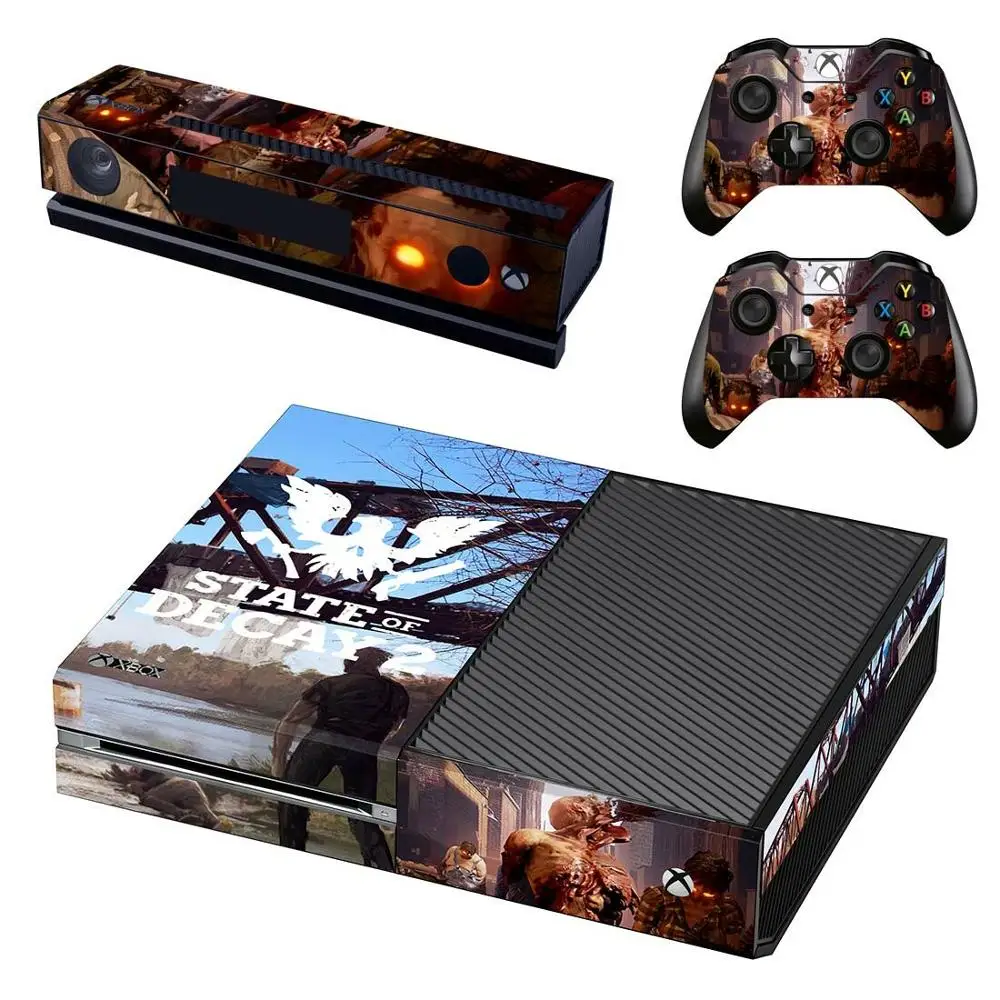 Состояние распада 2 наклейки s для xbox one виниловые наклейки для кожи Стикеры для xbox one консоль Kinect два контроллера шкуры