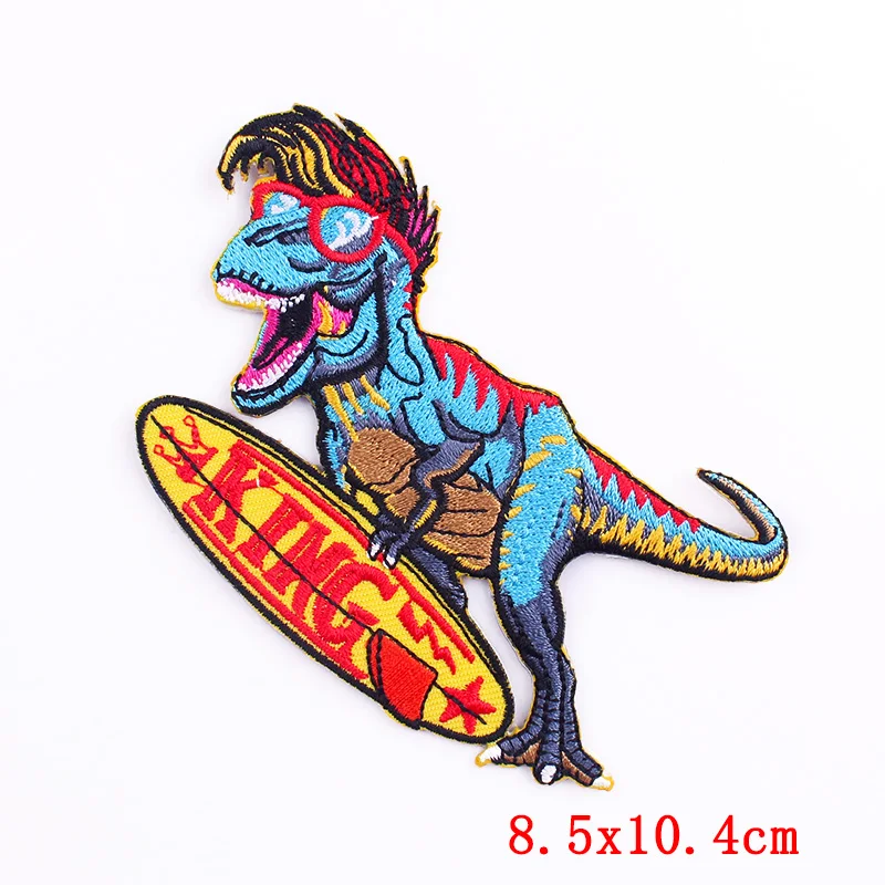 Toppa Dino Nugget / Applicazione termoadesiva con dinosauro e