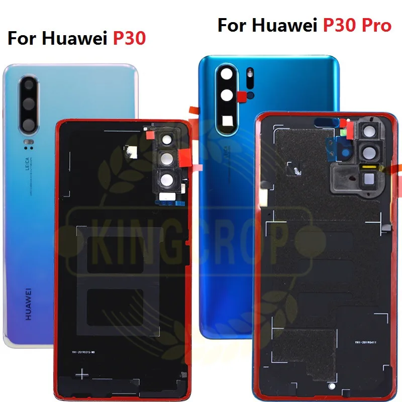 

Original Back Housing For HUAWEI P30 Pro Back Cover Glass Battery with Camera Lens Replacement For Huawei P30 Back Battery Cover