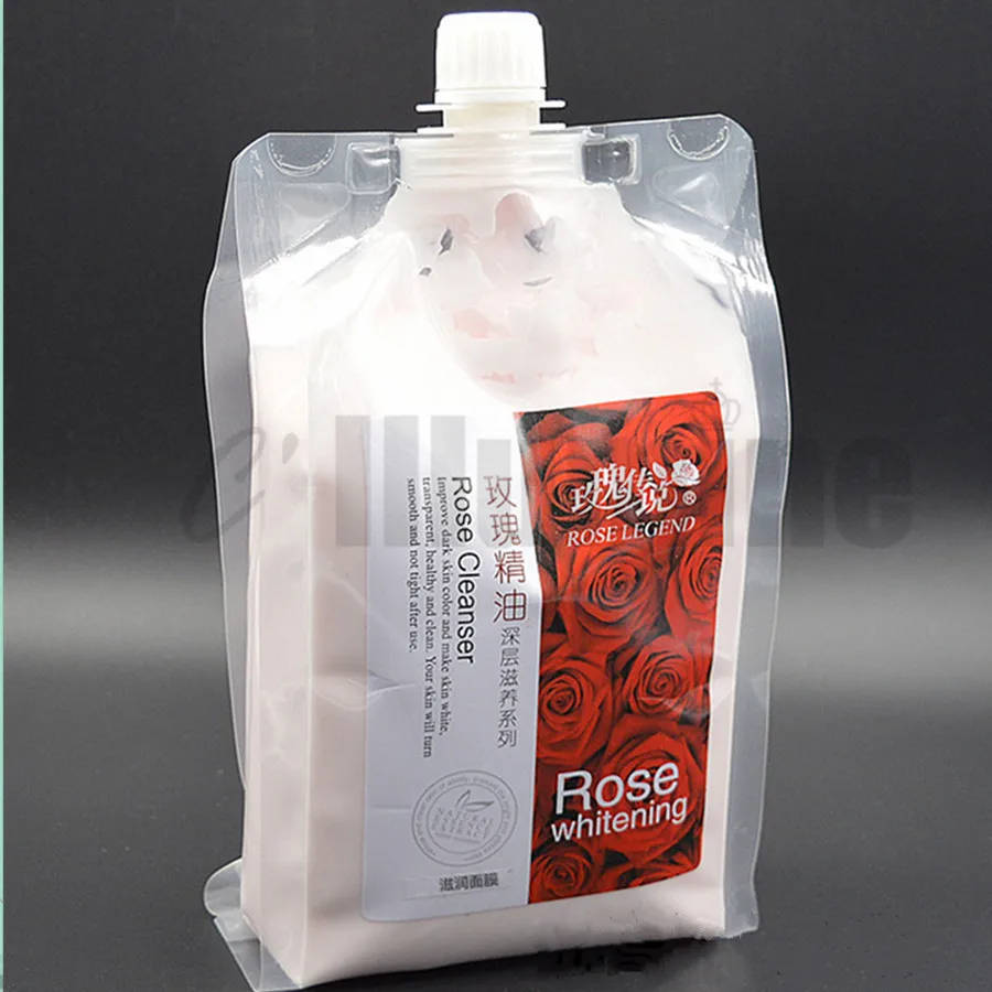 820g Rose Essential Oil Mask 820g Facial Washing Mask Paste Base Film Nourishing Lubricating Beauty Hospital Equipment