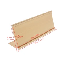 Золотой Серебряный знак алюминиевый сплав имя настольная табличка держатель офис школы 9x24 см L41E