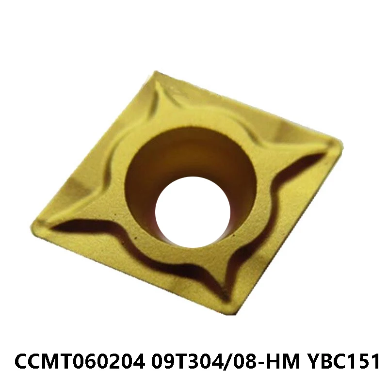 

Original CCMT 0602 CCMT060204-HM CCMT09T304-HM CCMT09T308-HM CCMT120404-HM CCMT120408-HM YBC151 Lathe Cutter CNC Carbide Inserts