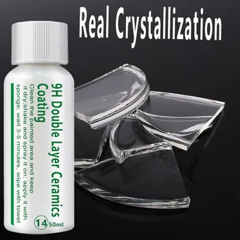 

2019 50ML 9H Car Liquid Nano Ceramic Coating Paint Automotive Plating Crystal Set Polish Nano Glass Coat