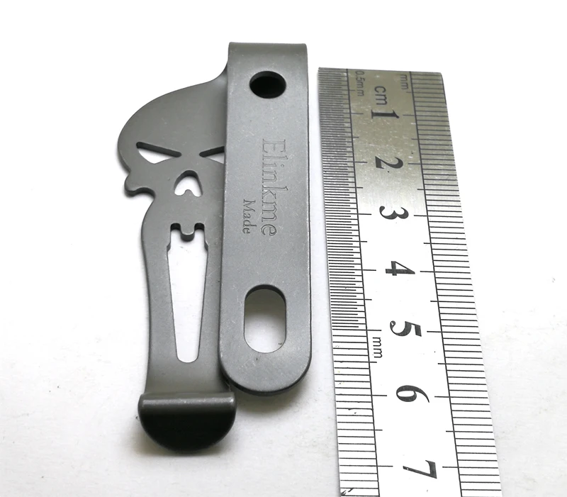 29mm *68mm Metal Spring Belt Holster Sheath Titanizing black Clip or dark gray clips kydex knife holster clips gun holster clips