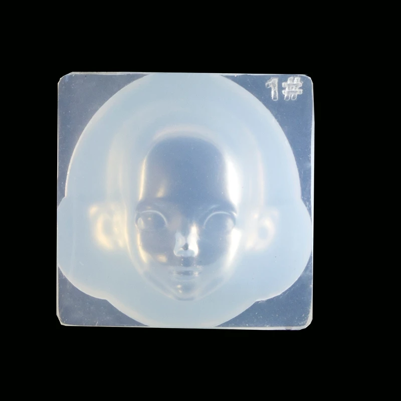 Moule En Silicone Visage Humain/poupée - Pour Pâtisserie, Chocolat, Argile, Savon - 10 Modèles Au Choix