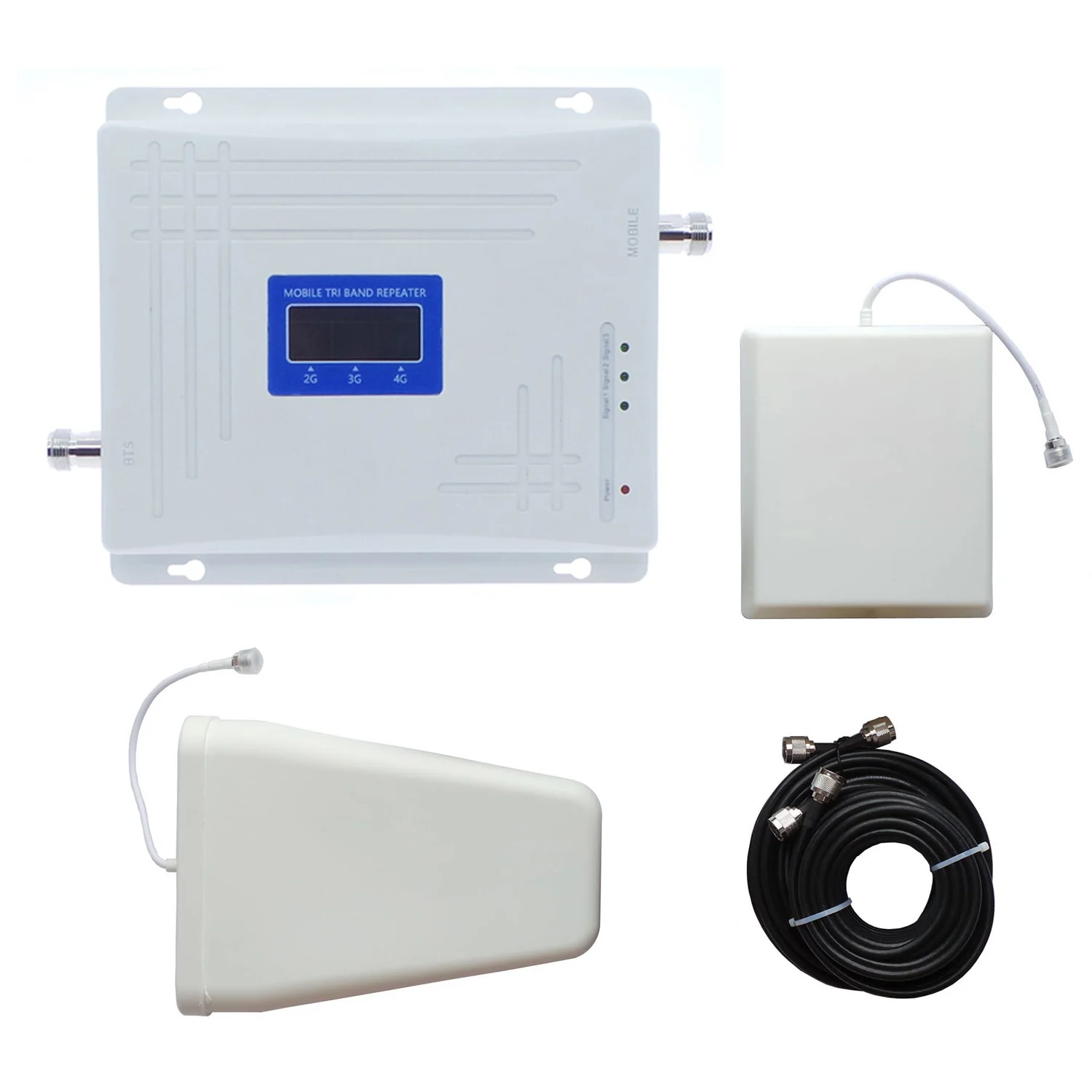 

Triband 850/1800/2100MHz Mobile Phone Repeater 2G 3G 4G Signal Booster