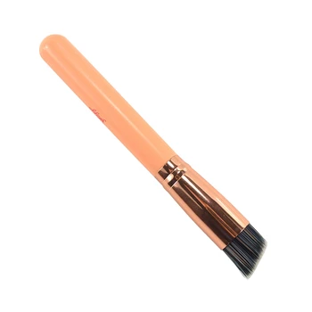 

Mei Nai Qi 1Pcs Oblique Head Foundation Brush Powder Concealer Foundation Liquid Makeup Brush Tool Professional Beauty Cosmetics