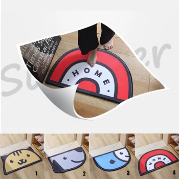 

Bright Carpet Mat Floor Decoration Bedroom Polyester Fiber 78*40cm Multicolored Dining Room Home Area Rug Carpet Floor