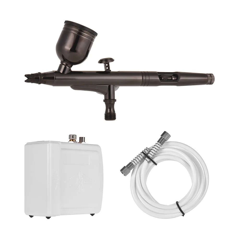 

Professional Airbrush Set Multi-Purpose Airbrushing System with Portable Mini Air Compressor Gravity Feed Dual-Action Air Brush
